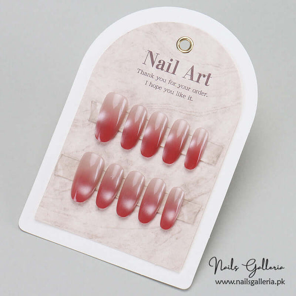 🍁 Autumnal Gradient– Press-On Nails (30Pcs) - Free Nail Kit Included