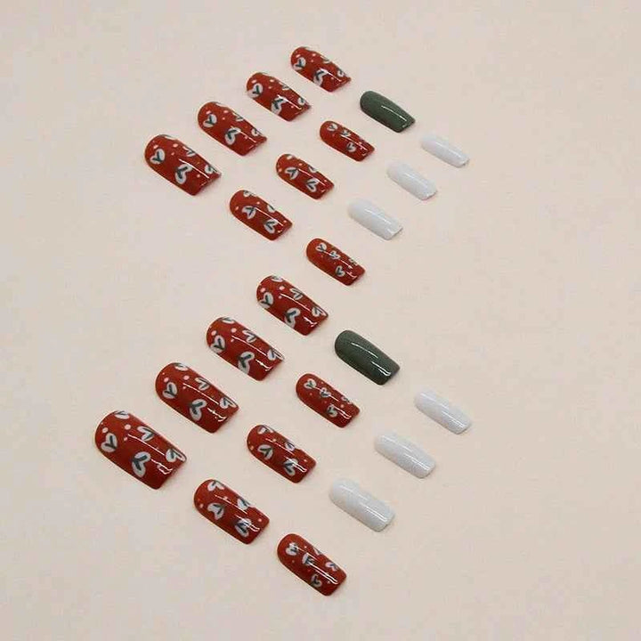 Brick Red Flower (24Pcs)