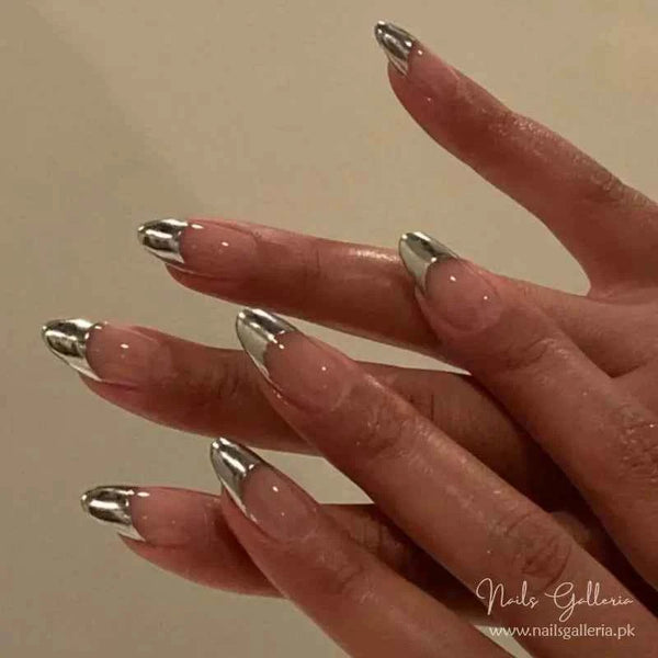 Chrome French Tip (24Pcs)