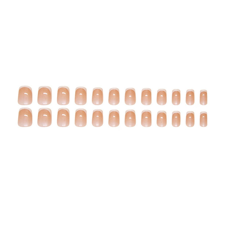 Classic French Tip Press-On Nails (24Pcs) - Nails Galleria