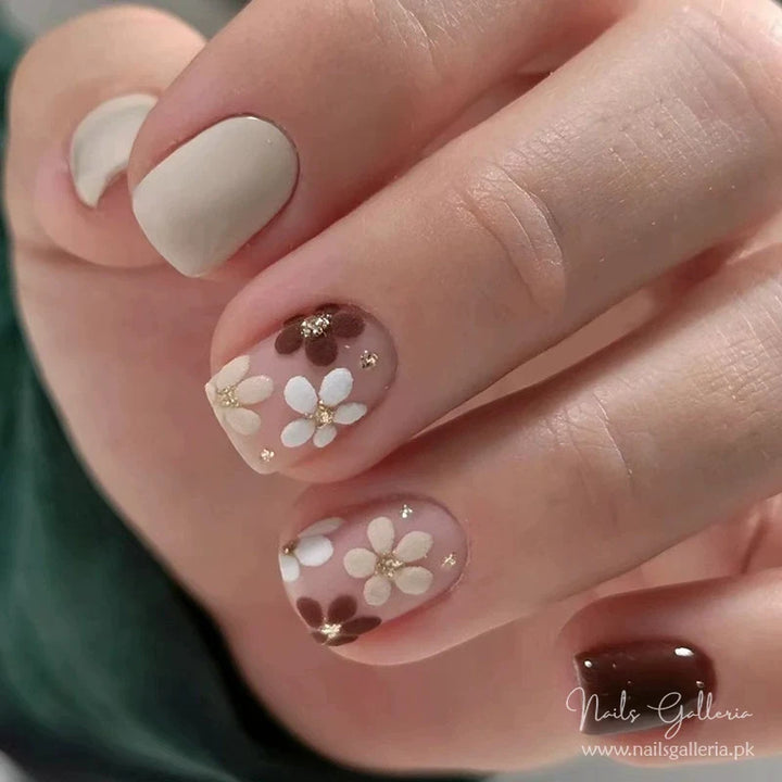Daisy Dream Press-On Nails (24Pcs) - Nails Galleria