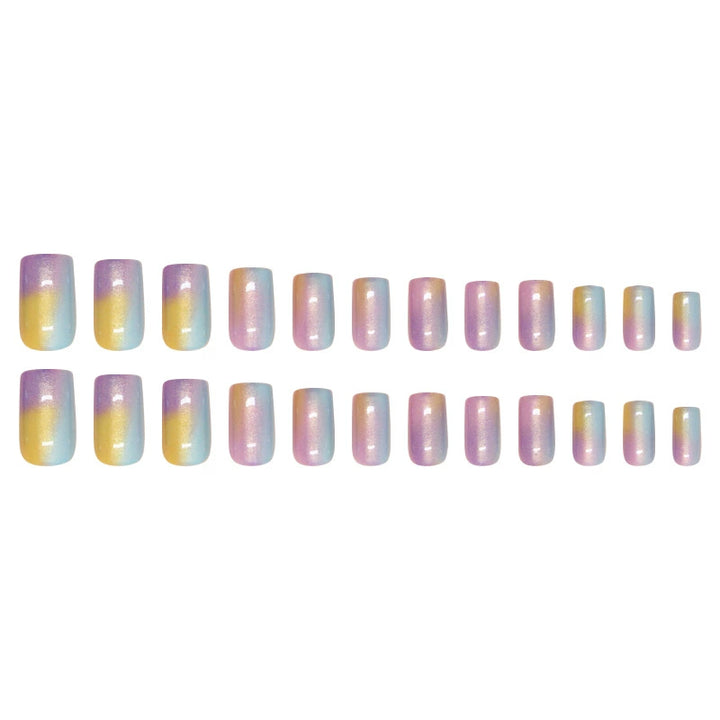 Dreamy Pastel Ombre Press-On Nails (24Pcs) - Nails Galleria