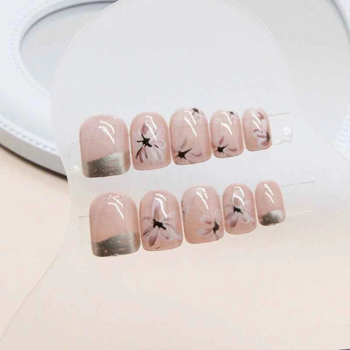 Elegant Nude Floral (24Pcs)