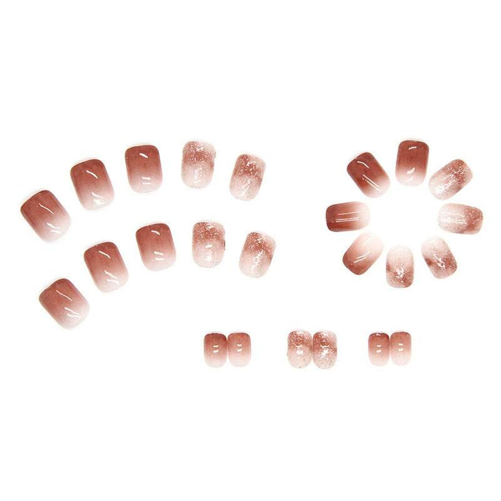 Ice Red Brown (24Pcs) - Nails Galleria