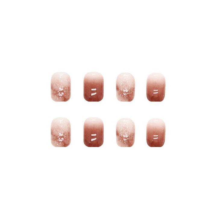 Ice Red Brown (24Pcs) - Nails Galleria