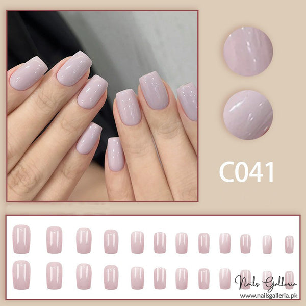 Lavender Dream – Press-On Nails (24 Pcs) - Free Nail Kit Included