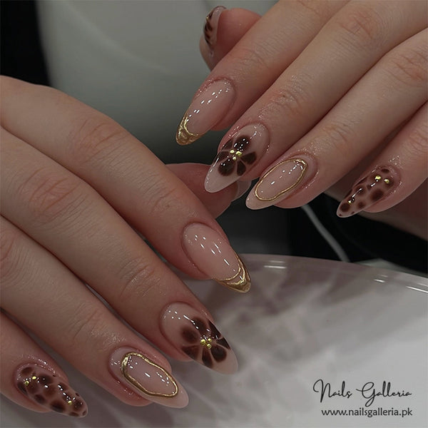 Luxurious Touch – Press-On Nails (24Pcs) - Free Nail Kit Included