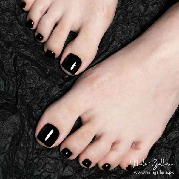 💫 Midnight Square Toe Press-On Nails (24 Pcs) - Free Nail Kit Included