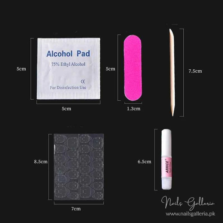 Nails Galleria Press-On Nail Application Kit – Perfect Nails, Anytime! 💖