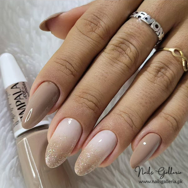 Neutral Elegance – Press-On Nails (24 Pcs) - Free Nail Kit Included