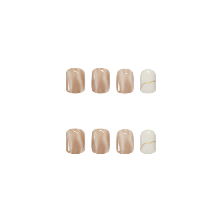 Nude Color Smudge (24Pcs) - Nails Galleria