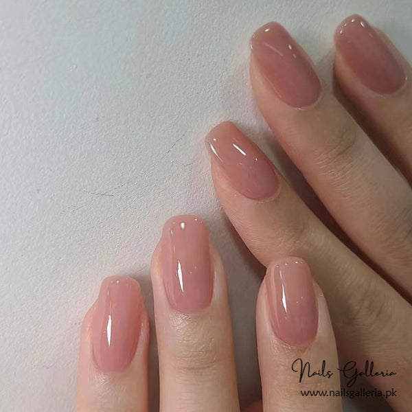 🌸 Pastel Pink Elegance – Premium Press-On Nails (24 Pcs) - Free Nail Kit Included
