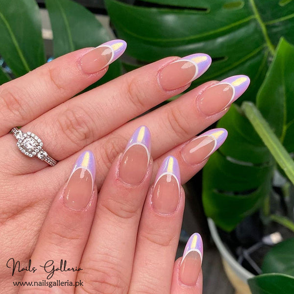 💜 Pastel Polish – Press-On Nails (24 Pcs) - Free Nail Kit Included