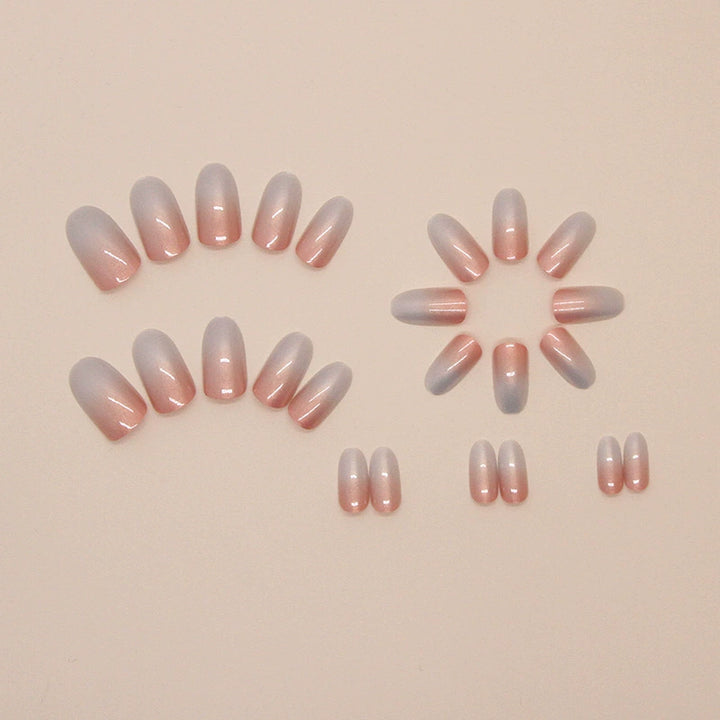 Pure Color Gradient Press-On Nails (24Pcs) - Nails Galleria