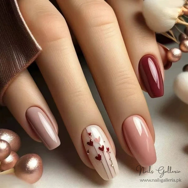 Romantic Elegance Press-On Nails (24Pcs) - Nails Galleria