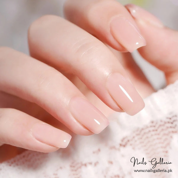 Sakura White Press-On Nails (24 Pcs) - Free Nail Kit Included
