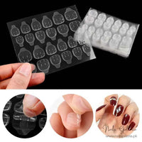 Strong Adhesive Nail Glue Tabs – Mess-Free & Easy Application! 💖 24 Tabs Per Sheet