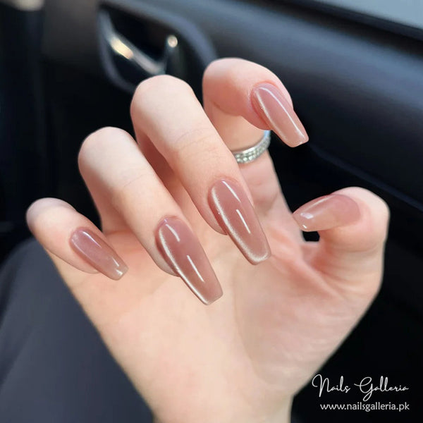 Subtle Shine – Press-On Nails (30 Pcs) - Free Nail Kit Included