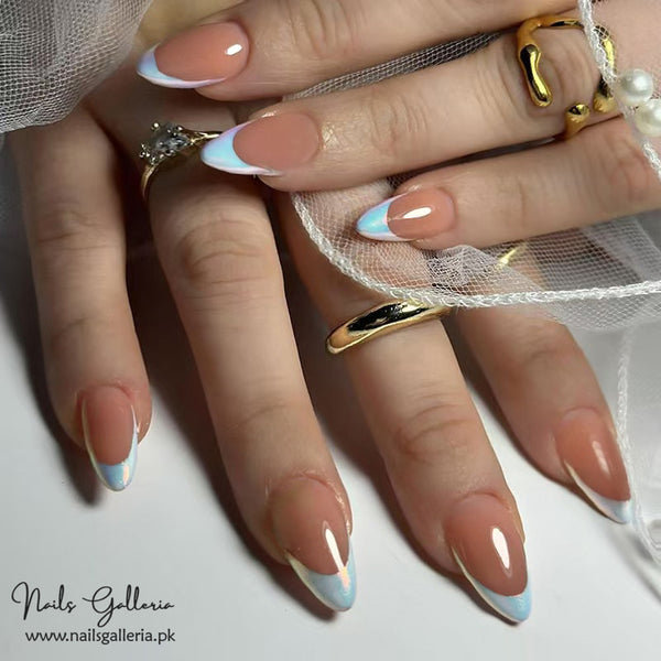 🌸 Whisper Blush – Press-On Nails (24 Pcs) - Free Nail Kit Included